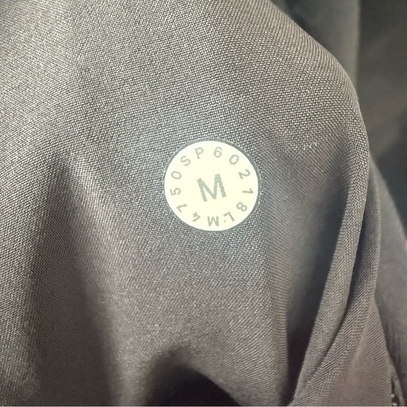 Lululemon Surge Sweat Hoodie Men's Medium Full Zip Black Sweat Wick Gym - Picture 7 of 7